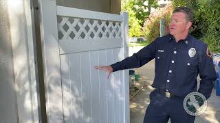 Harden Your Home from Wildfire -- Fences