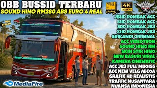 UPDATE BUSSID TERBARU V4.5.1‼️OBB SOUND HINO RM280 ABS EURO 4 REAL | NEW ACC MATA & GRAFIK REALISTIS