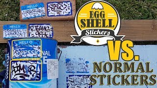 Eggshell Stickers Vs. Normal Stickers (Review + Buff Test)