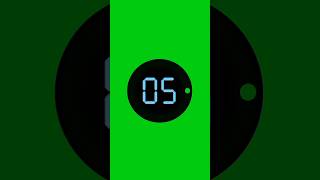 Five second green screen timer |10 send timer #timer#youtubevide#editingtimer