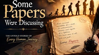 "Some Papers Were Discussing "-A poem by Ankita Debnath over a person's life from cradle to grave! 