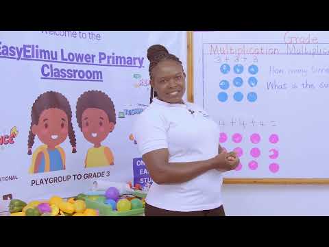 Multiplication as repeated addition | CBC Grade 2 math EasyElimu — Math video cover