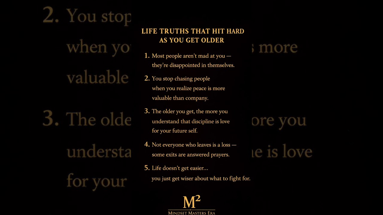 The Older You Get, the More This Makes Sense 