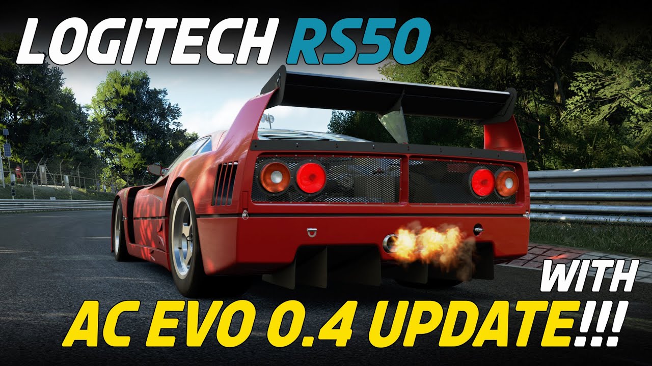 Logitech RS50 with 4 cars from AC EVO Update 0.4 - How will they all drive on the Nordschleife?