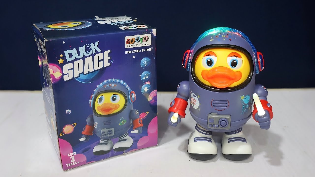 5 Minute Satisfying ASMR Videos with Review Fun Toys Space Duck Dance Cute