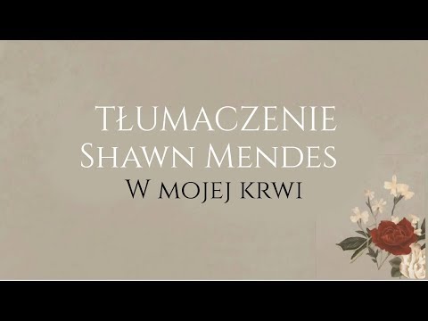 Shawn Mendes - In My Blood TŁUMACZENIE
