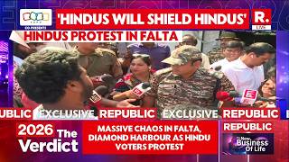 Falta Tensions LIVE: Protests Erupt in Diamond Harbour | WB Re-Polls Flashpoint | Hindus Protest