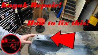 Kayak Hole Repair for less then 20$! And Less Than 1 HR Of Your Time!