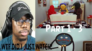 Don't Hug Me I'm Scared 1-3 REACTION! *FIRST TIME WATCHING*