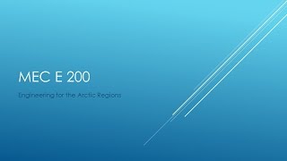 Mec E 200 Video Project