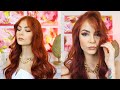 Como me pinto mi cabello cobre/rojo en casa| Rutina de cabello pintado | Celheliz