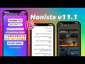 انستقرام الايفون للاندرويد بخطوط الايفون ايموجي الايفون معا في المحادثة والستوري Honista V11 1 