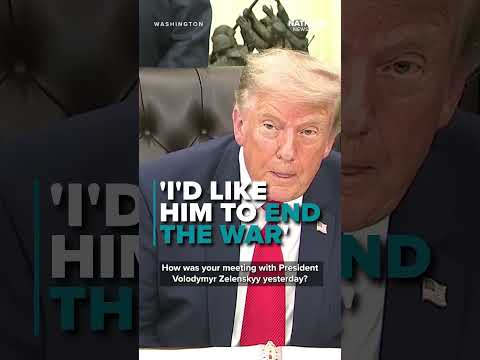 Video Trump tells Zelenskyy 'END THE WAR' | Russia-Iran SANCTIONS bill