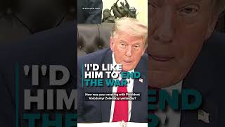 Trump tells Zelenskyy 'END THE WAR' | Russia-Iran SANCTIONS bill
