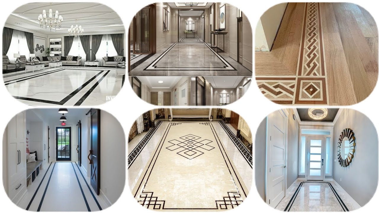 Custom flooring marble and wooden border Patti DESIGN/Modern tiles wood