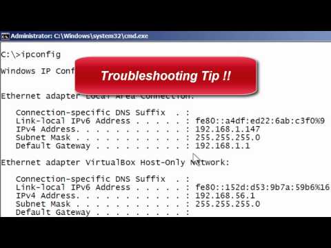 Analyzing an IP issue with ipconfig