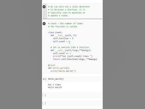 What is Decorator in Python Part 6 #python #education #programming # ...