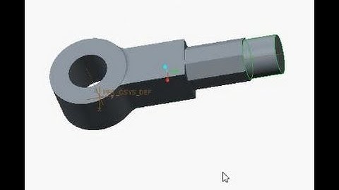 Rod End of Knuckle Joint modelling using Creo/ProE | Smart Drafter