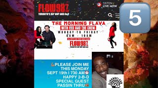 PART5️⃣: DJ RON NELSON GUEST-CO HOSTING THE MORNING FLAVA on FLOW 93.5 | 09.19.22