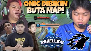 ONIC DIBIKIN BUTA MAP SAMA REBELLION !! GILA COK BISA GITU !! ONIC VS REBELLION MATCH 3 - MPL S13