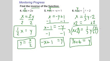 5 6 Inverse of a Function