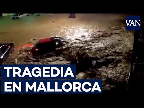 [INUNDACIONES MALLORCA] Espectaculares imágenes del agua arrasando Mallorca