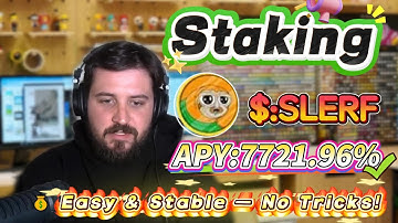 🔒 Secure profit guide! Solana SLERF staking with 7721.96% APY and zero-risk mining explained!