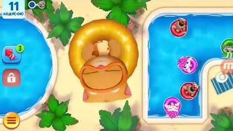 Talking Tom Pool level 15, 16, 17, 18, 19, 20 walkthrough