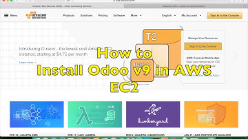 Setting up Odoo in AWS
