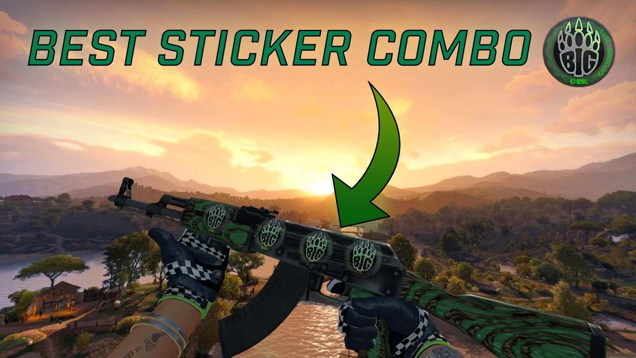 AK47 Green Laminate Best Sticker Combo 2022!! YouTube