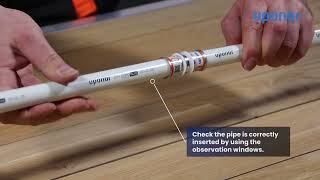 Uponor’s S Press PLUS Installation in 3 Steps  S Press Plus by UponorUK 2,086 views 11 months ago 1 minute, 8 seconds