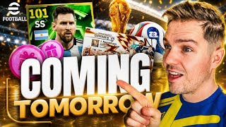 MESSI Record Card, FREE Showtime, Legends & What's NEW Tomorrow in eFootball