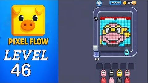 Pixel Flow Level 46 Walkthrough