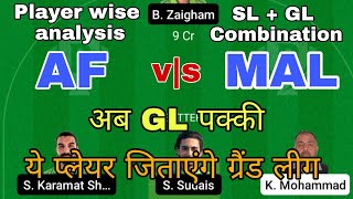 AF VS MAL DREAM11 , AF VS MAL DREAM11 TEAM PREDICTION , AF VS MAL DREAM11 ECS T10 MALMO TODAY MATCH