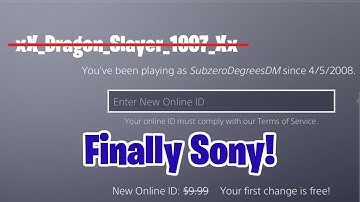 How to Change Your PSN Name (Online ID) via PS4 and Web Browser