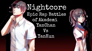 Nightcore - Epic Rap Battles Of Akademi - Yanchan Vs Yankun Switching Vocals