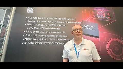 FTDI Chip FT4232HA Demonstration at Embedded World 2023
