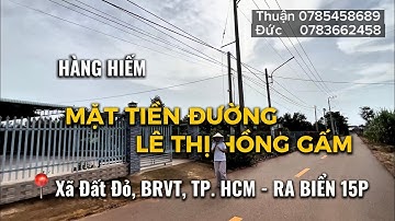 🏡 MẢNH VƯỜN HIẾM 1000M² TRUNG TÂM XÃ ĐẤT ĐỎ TP.HCM -CÁCH CHỢ 1KM, GẦN BIỂN PHƯỚC HẢI 10 PHÚT,GIÁ TỐT