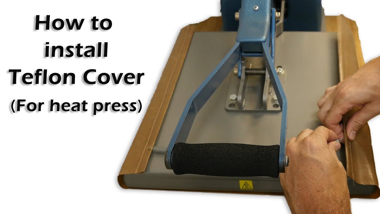 Teflon Sheet Heat Press, Prensa Heat Press, Heat Press Platen
