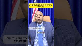 Full A JUDGE ORDERED NOT TO PAY DHS $1.8 MILLION REMOVAL OR DEPORTATION ORDER FEE Update