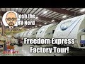 Freedom Express RV Factory Tour December 2018