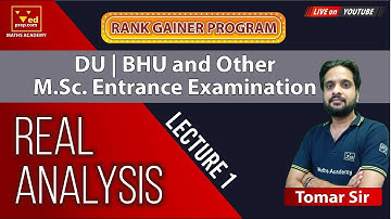 Real Analysis for CSIR NET/GATE/IIT JAM: The Ultimate Guide | L-1