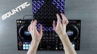 Sountec performing on a Pioneer DDJ-1000 and a Midi Fighter 64 for friendlyhouse.tv