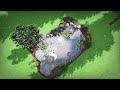Reflecting Pond in Pelton's Corners 3D Landscape Design - Rev 1