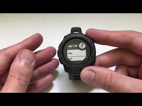 Garmin Instinct Watch - Setting your Favorite App/Activity