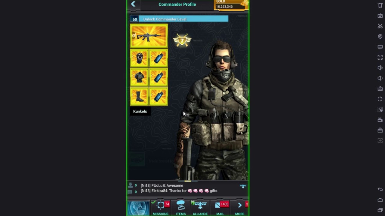 Mobile Strike Rally Trap Account Vs Loan Wolf Gear Set Boosts Attack