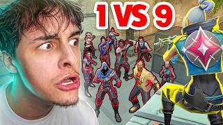 CET IMMO PENSE POUVOIR BATTRE MA HORDE DE ZOMBIES (1 IMMO VS 9 COUTEAUX)
