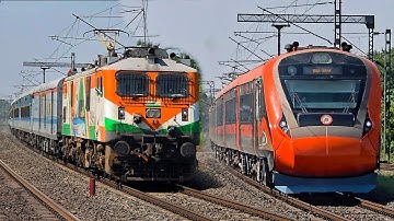 High speed trains : Dangerous WAP7&WAP4 : Duronto Shatabdi Vande Bharat Coromandel - Indian Railways