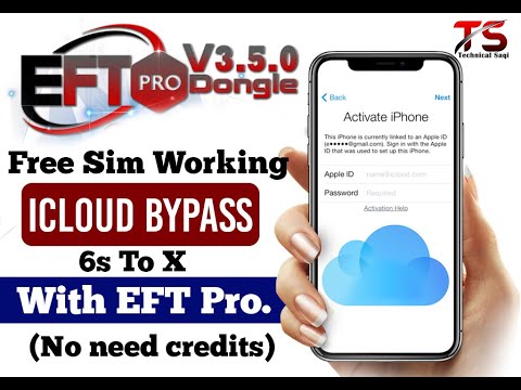 How To Sim Working iPhone iCloud Bypas with EFT PRO
