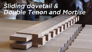 Sliding dovetail & Double tenon and Mortise (feat. 3400 floating top table)